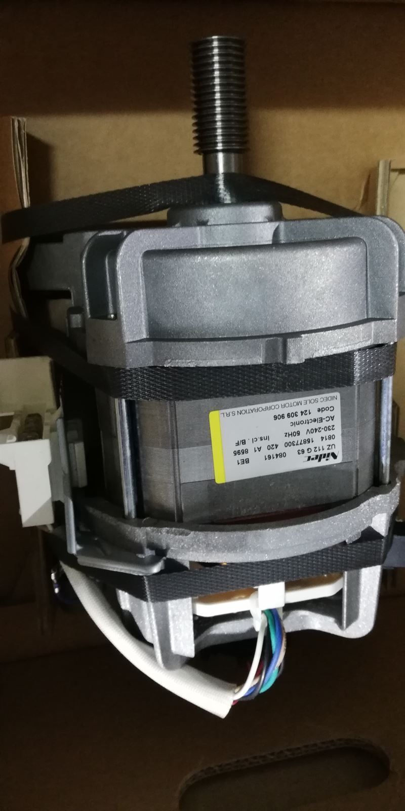 MOTOR LAVADORA AEG, ELECTROLUX, RECAMBIO ORIGINAL,1243099056 - Imagen 3