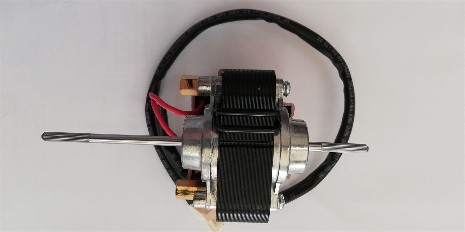 MOTOR VENTILADOR DOBLE TURBINA, Horeca-Select, Metro-Professional, Ningbo-Rotor, YJF-6120, 24W/6 W, 230V, 50Hz,  1550 RPM, Eje 4 mm diametro,  A710768 - Imagen 1