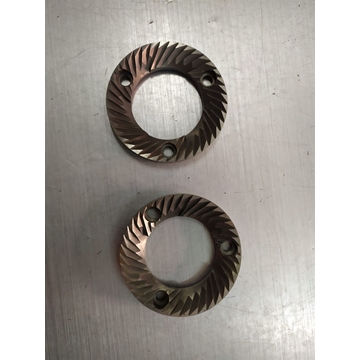 MUELAS FRESAS MOLINILLO CAFE, EXTERIOR 62, INTERIOR 37,5 X 9 MM, ROTACION IZQUIERDA,  A.MF508 - Imagen 1