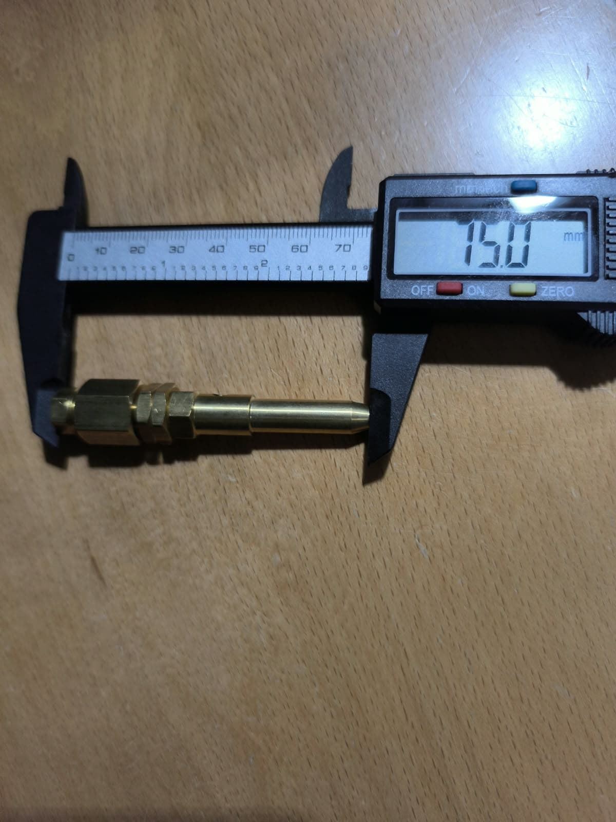 PILOTO COCINA, 1 LLAMA, GAS PROPANO, GAS NATURAL, SIN INYECTOR, LARGO 75/46 MM, INYECTOR M 4,5, M9, PARA TUBO 5,7MM, 107326 - Imagen 2