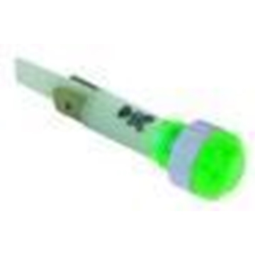 PILOTO LUMINOSO VERDE Ø 10mm 230V CABLE (TUERCA) A.EK140 - Imagen 1