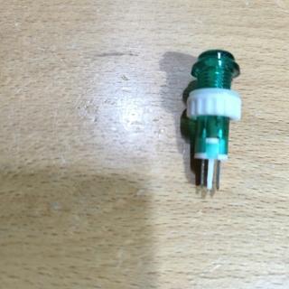 PILOTO SEÑALIZACION VERDE, PILOTO LUZ VERDE, LAMPARA SEÑALIZACION, 220V, DIAMETRO 14 MM, FASTON 4,8 MM, ROSCA 9 MM, 360622 - Imagen 1