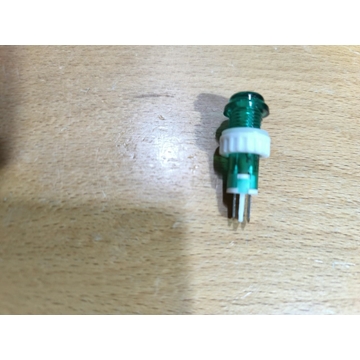 PILOTO SEÑALIZACION VERDE, PILOTO LUZ VERDE, LAMPARA SEÑALIZACION, 220V, DIAMETRO 14 MM, FASTON 4,8 MM, ROSCA 9 MM, 360622 - Imagen 1