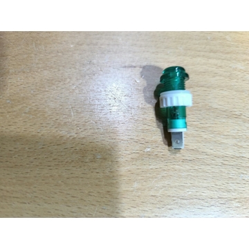 PILOTO SEÑALIZACION VERDE, PILOTO LUZ VERDE, LAMPARA SEÑALIZACION, 220V, DIAMETRO 14 MM, FASTON 4,8 MM, ROSCA 9 MM, 360622 - Imagen 2