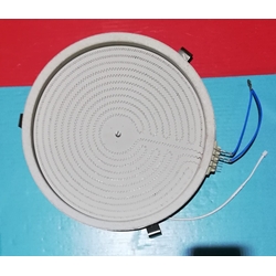 PLACA VITROCERAMICA, RESISTENCIA VITROCERAMICA CATA, NODOR, APELSON, 2400W, 220V, 300MM, UN SOLO CIRCUITO, CON CALOR RESIDUAL, 4 TERMINALES,4391433010 - Imagen 1