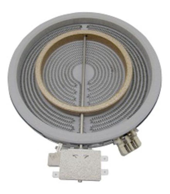 PLACA VITROCERAMICA TEKA DOBLE, DIAMETRO EXTERIOR 200MM,  1700+700 W,  40TK2000 - Imagen 1