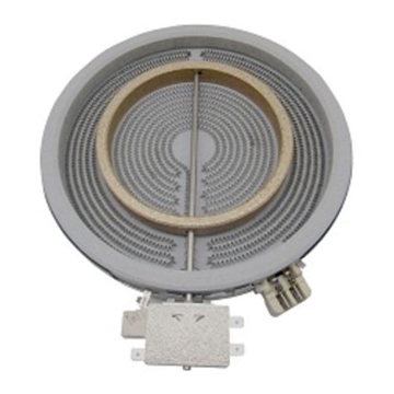 PLACA VITROCERAMICA TEKA DOBLE, DIAMETRO EXTERIOR 200MM,  1700+700 W,  40TK2000 - Imagen 1