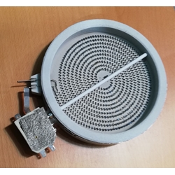 PLACA VITROCERÁMICA UNIVERSAL, 1200W, 220V, DIAMETRO,160MM, CON CALOR RESIDUAL, 481231018887, 40CU1004 - Imagen 1