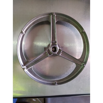 POLEA LAVADORA, ALUMINIO, PLANA, DIAMETRO 210 MM, EJE CONICO,16X14X9 MM,   A220361 - Imagen 1