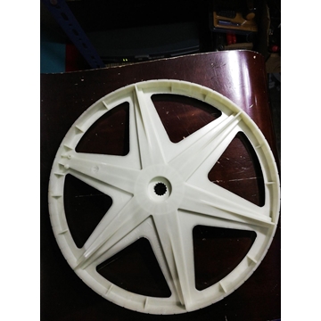 POLEA LAVADORA, CANDY, HOOVER, PLANA, DIAMETRO 285 MM, EJE ESTRIADO DIAMETRO 16 MM, D377649 - Imagen 1