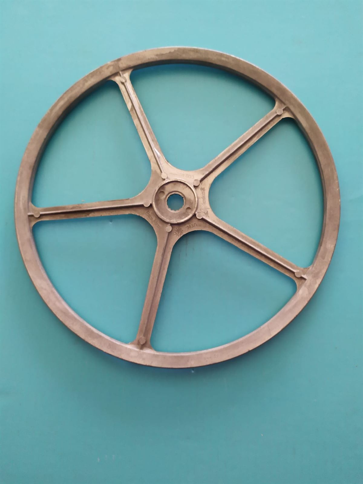 POLEA LAVADORA INDESIT, PARA CORREA 3L, DIAMETRO 293 MM, EJE 16X14 MM,  104529 - Imagen 2