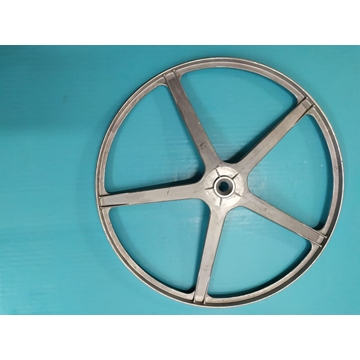 POLEA LAVADORA INDESIT, RECAMBIO ORIGINAL, PLANA, DIAMETRO 315MM, EJE CONICO 29X24X12 MM, IN028575 - Imagen 2