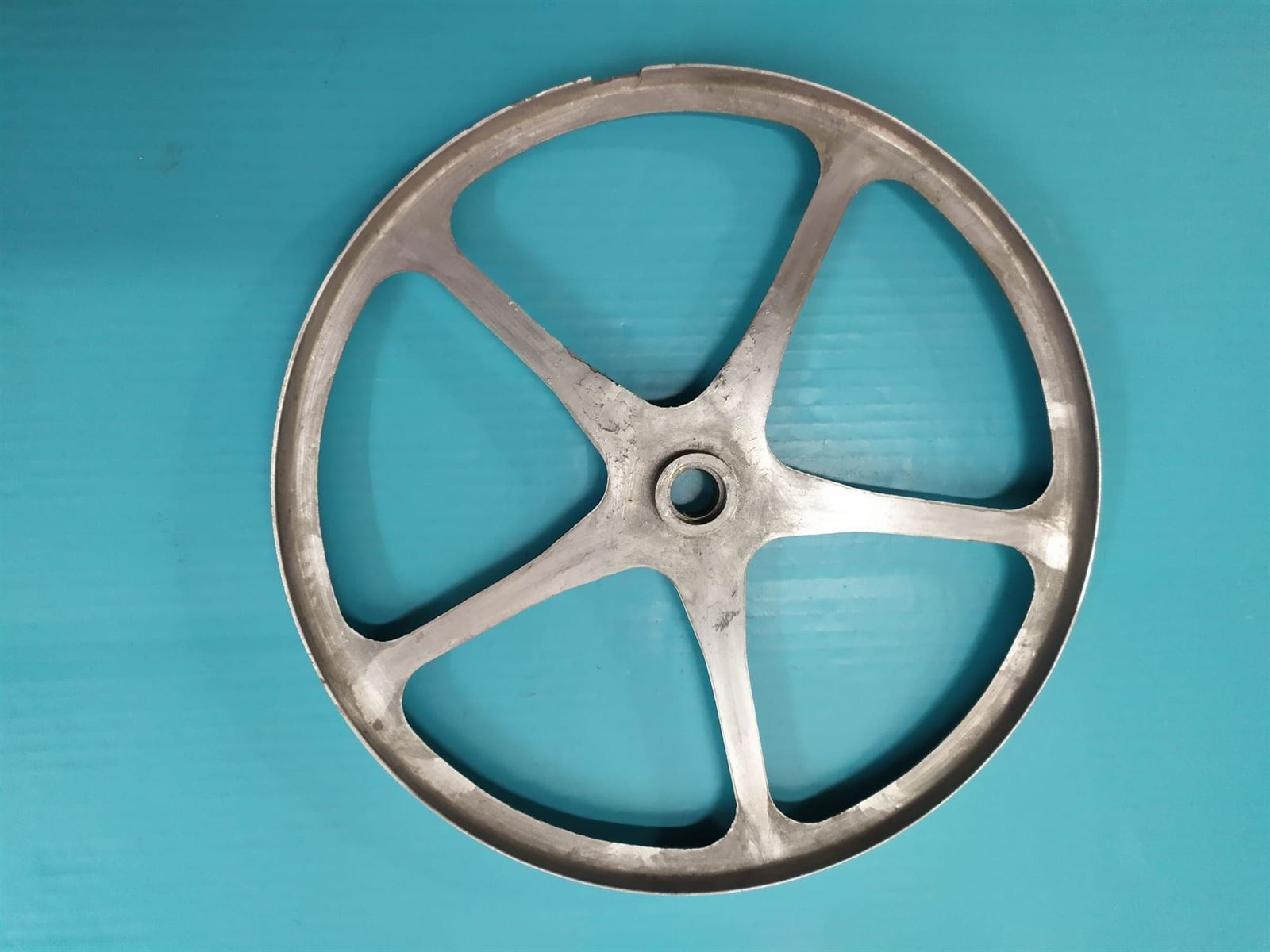 POLEA LAVADORA, WHIRLPOOL, PLANA, DIAMETRO 276 MM, EJE 20X15 MM,  80049569 - Imagen 1