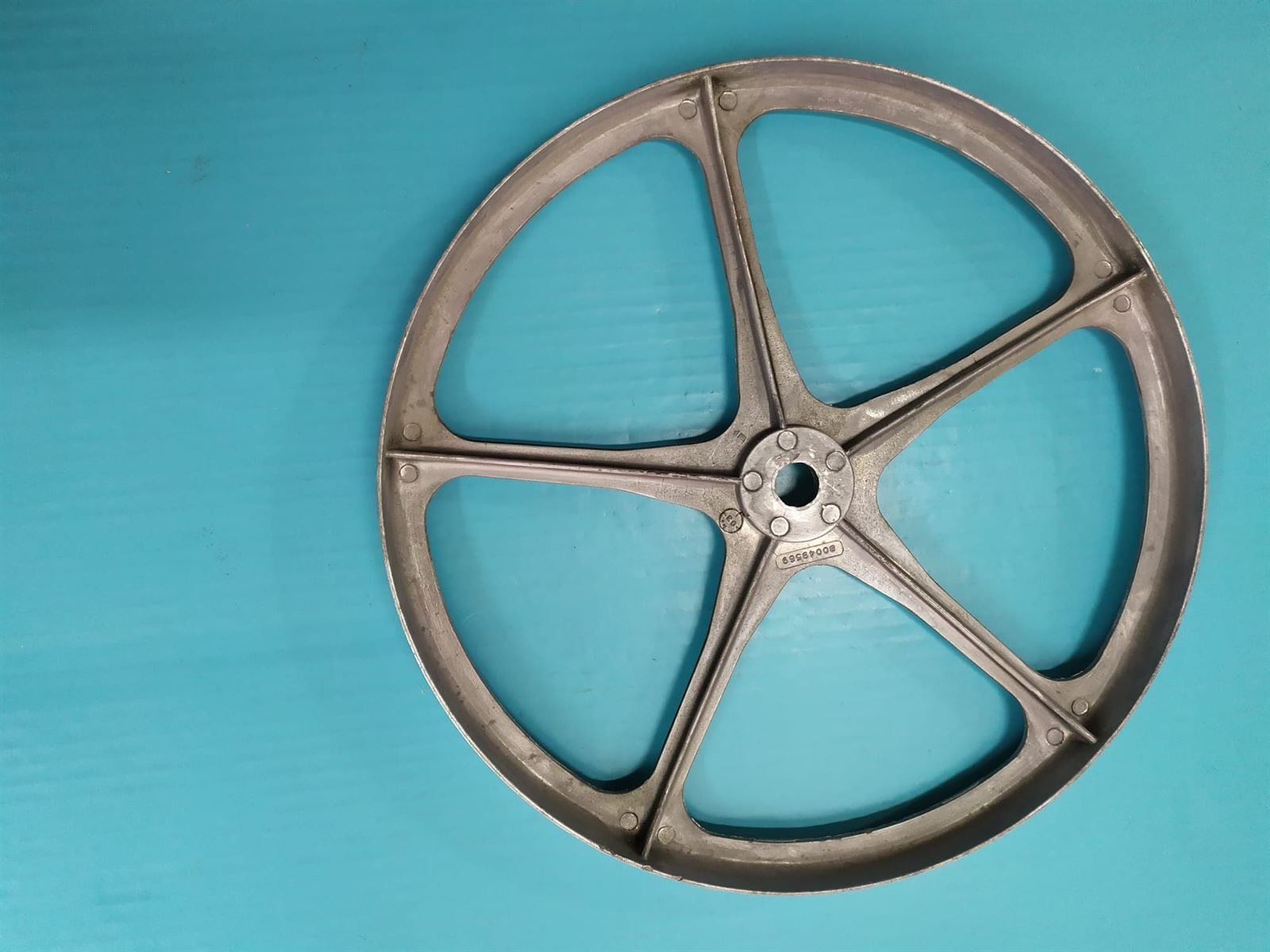 POLEA LAVADORA, WHIRLPOOL, PLANA, DIAMETRO 276 MM, EJE 20X15 MM,  80049569 - Imagen 2