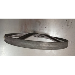 POLEA LAVADORA ZANUSSI, ELECTROLUX, AEG, RECAMBIO ORIGINAL, PLANA, CORREA ESTRIADA, DIAMETRO 312MM, EJE 19,7X10,7 MM, 50299359005,   1249693001 - Imagen 2
