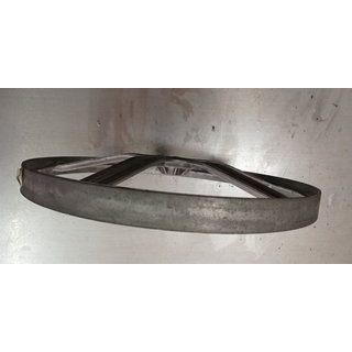 POLEA LAVADORA ZANUSSI, ELECTROLUX, AEG, RECAMBIO ORIGINAL, PLANA, CORREA ESTRIADA, DIAMETRO 312MM, EJE 19,7X10,7 MM, 50299359005,   1249693001 - Imagen 2