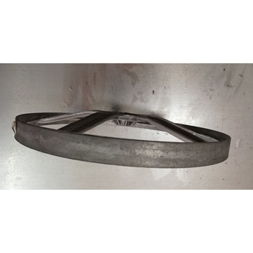 POLEA LAVADORA ZANUSSI, ELECTROLUX, AEG, RECAMBIO ORIGINAL, PLANA, CORREA ESTRIADA, DIAMETRO 312MM, EJE 19,7X10,7 MM, 50299359005,   1249693001 - Imagen 2