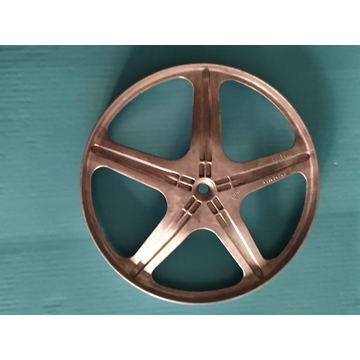 POLEA LAVADORA ZANUSSI, ELECTROLUX, AEG, RECAMBIO ORIGINAL, PLANA, DIAMETRO 272MM, EJE 25X13X11 MM,  1249691104,  50298249009 - Imagen 1