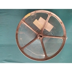 POLEA LAVADORA ZANUSSI, ELECTROLUX, AEG, RECAMBIO ORIGINAL, PLANA, DIAMETRO 315MM, EJE 20X11 MM, 1246125007 - Imagen 2