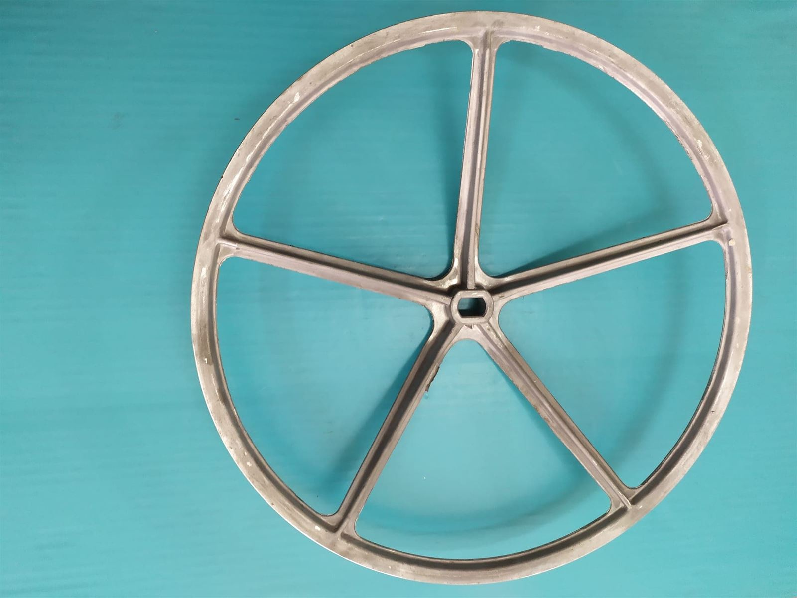 POLEA LAVADORA ZANUSSI, ELECTROLUX, AEG, RECAMBIO ORIGINAL, TRAPEZOIDAL 3L,  DIAMETRO 317MM, EJE 17X11 MM, 3421715172 - Imagen 2