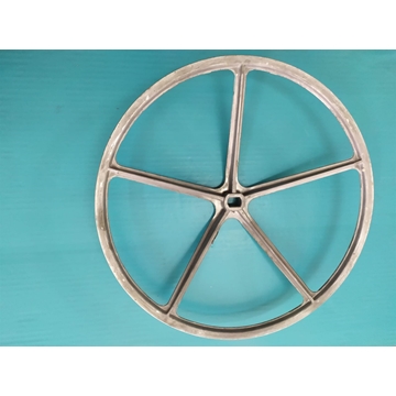 POLEA LAVADORA ZANUSSI, ELECTROLUX, AEG, RECAMBIO ORIGINAL, TRAPEZOIDAL 3L,  DIAMETRO 317MM, EJE 17X11 MM, 3421715172 - Imagen 2