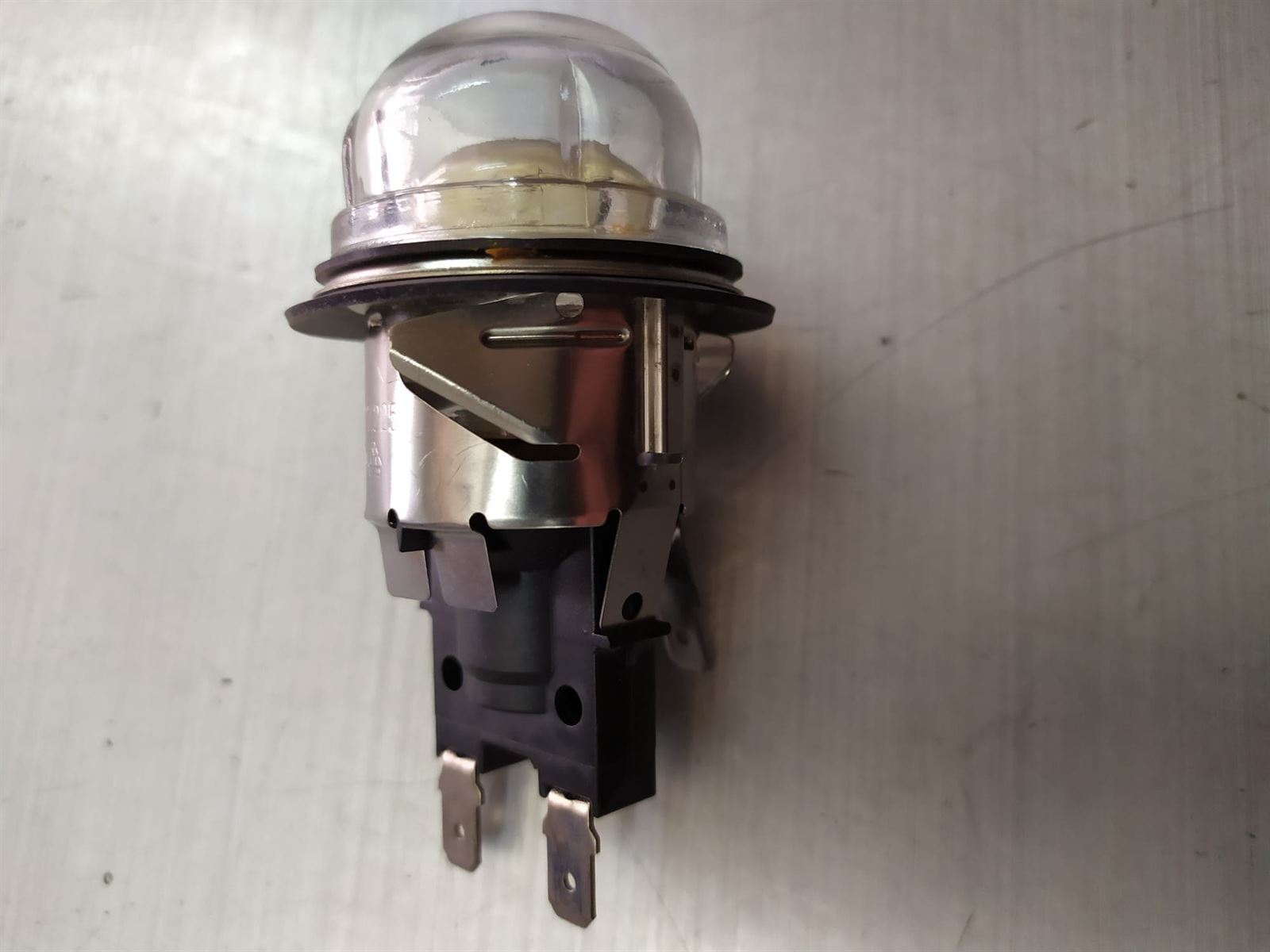 PORTALAMPARA+BOMBILLA ROSCA E14+CRISTAL CUBRE-BOMBILLA,  220V, 25W, HORNO ELECTROLUX, 949713151-00,  9045418 - Imagen 2