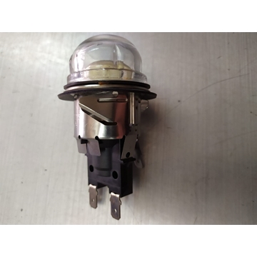 PORTALAMPARA+BOMBILLA ROSCA E14+CRISTAL CUBRE-BOMBILLA,  220V, 25W, HORNO ELECTROLUX, 949713151-00,  9045418 - Imagen 2