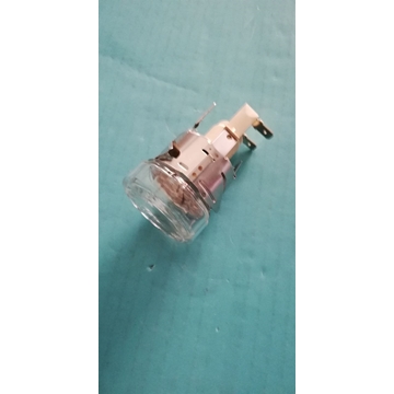 PORTALAMPARA COCINA CORBERO, ZANUSSI, PORTALAMPARA COMPLETO, RECAMBIO ORIGINAL, DIAMETRO ALOJAMIENTO 35MM, DIAMETRO CRISTAL 41 MM, 3427530229 - Imagen 2