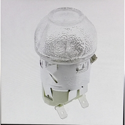 PORTALAMPARA COMPLETO HORNO ZANUSSI, ZOB35632XA, PORTALAMPARA+BOMBILLA HALOGENA 40W+CRISTAL, 8087690023 - Imagen 1