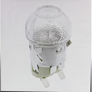 PORTALAMPARA COMPLETO HORNO ZANUSSI, ZOB35632XA, PORTALAMPARA+BOMBILLA HALOGENA 40W+CRISTAL, 8087690023 - Imagen 1