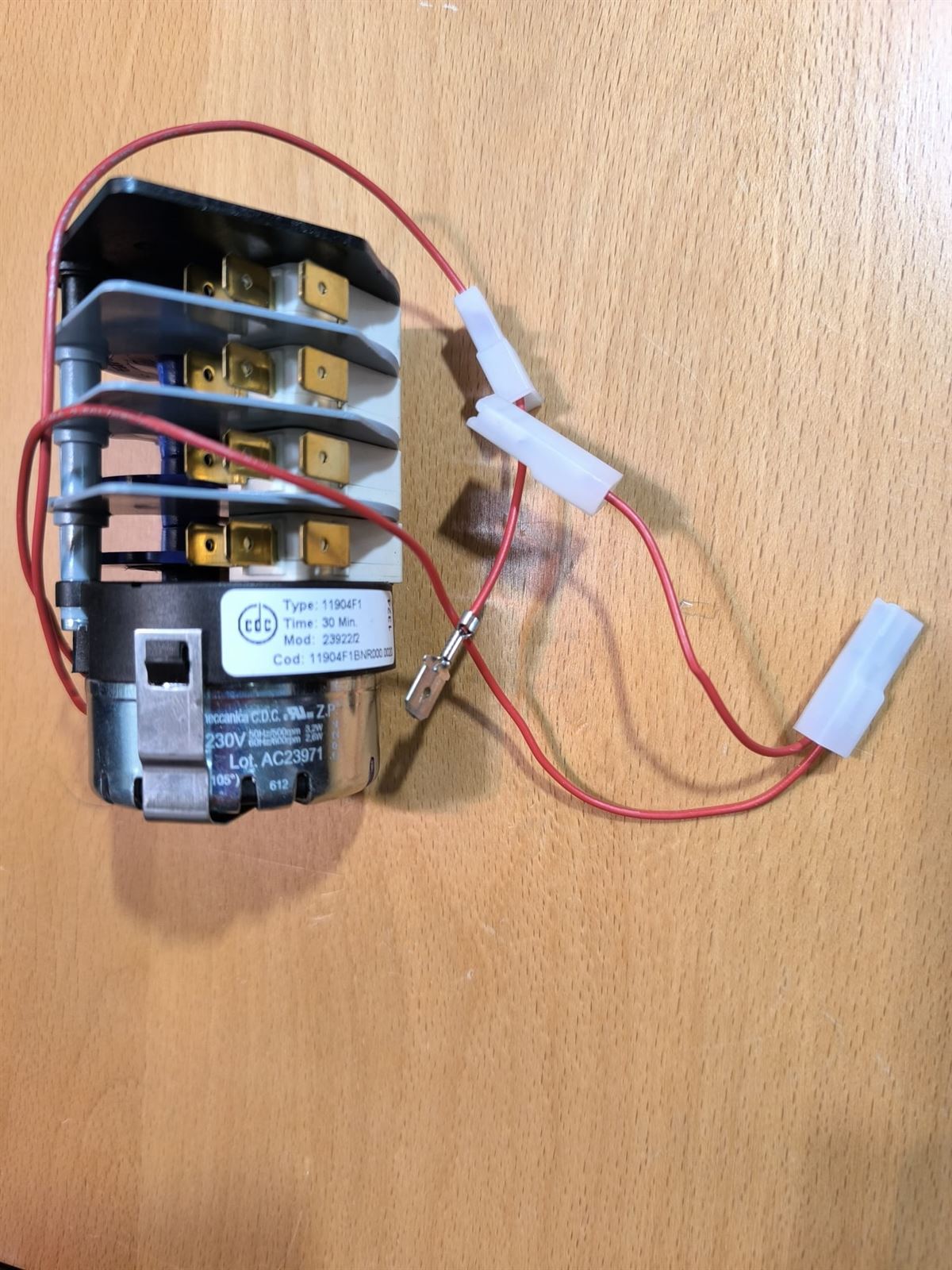 PROGRAMADOR 4 MICROS FABRICADOR CUBITOS, FABRICADOR HIELO, 30 MINUTOS, 220V, 655021 - Imagen 2