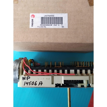 PROGRAMADOR LAVADORA FAGOR, NP14506A, LA0760000 - Imagen 1