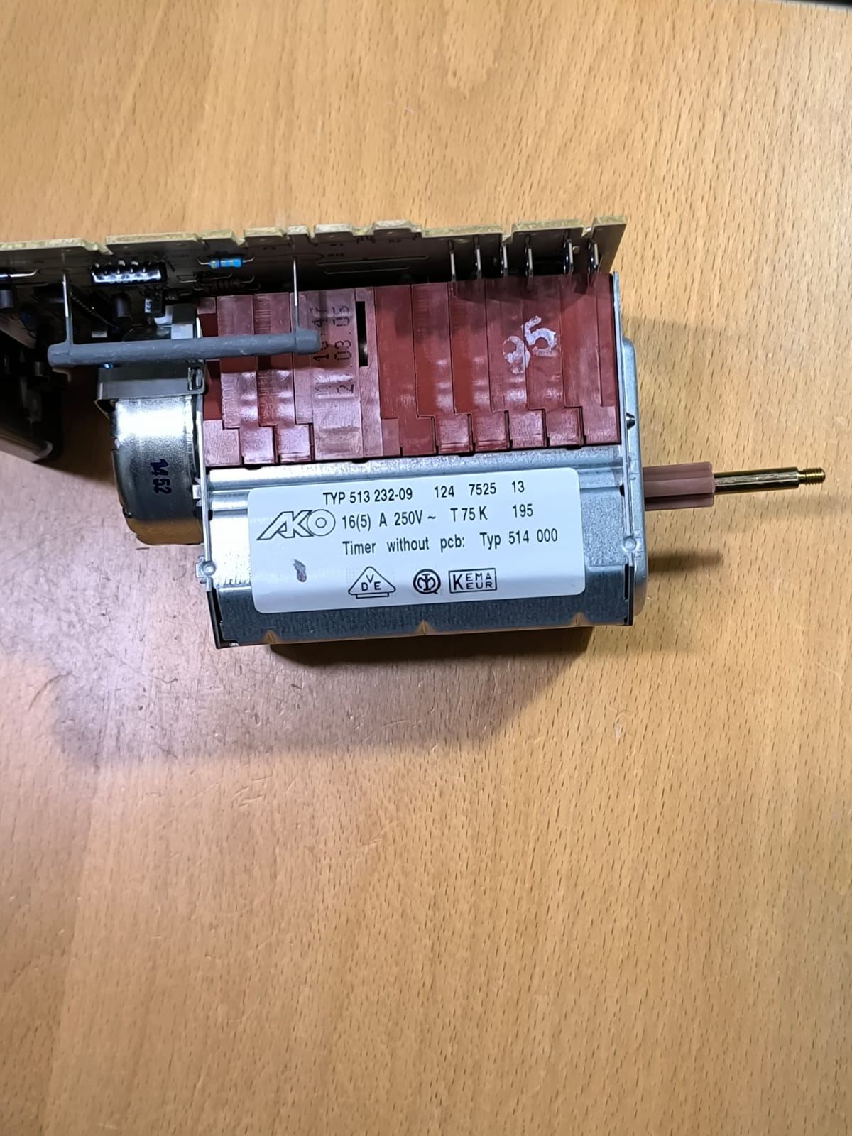 PROGRAMADOR LAVADORA ZANUSSI, ELECTROLUX, AEG, REX, FAURE, ROSENLEW, 1247525130 - Imagen 3