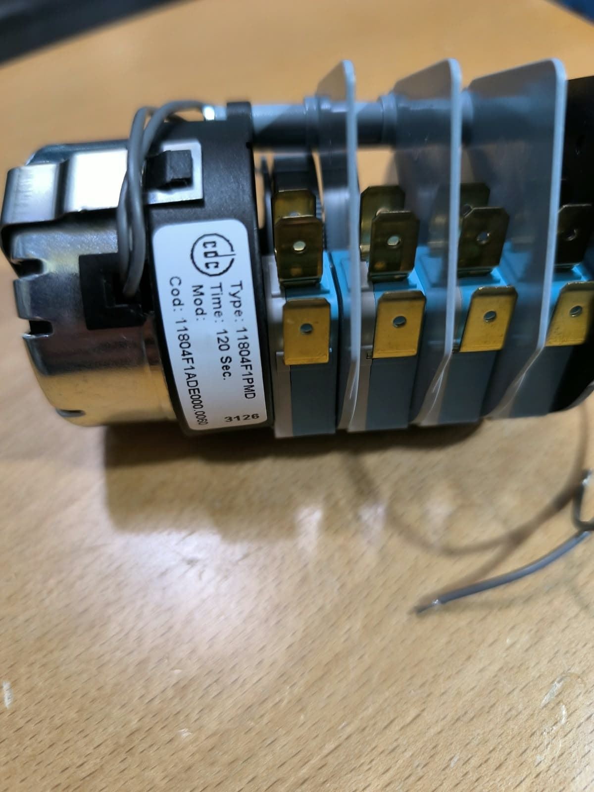 PROGRAMADOR LAVAVAJILLAS SAMMIC, 4 MICROS, 4 CAMARAS, TIEMPO LAVADO 120 SEGUNDOS, CON EJE INICIO CICLO, 230V, 360412 - Imagen 2
