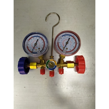 PUENTE MANOMETROS FRIO, R12, R22, R134A, R502, HE014 - Imagen 1