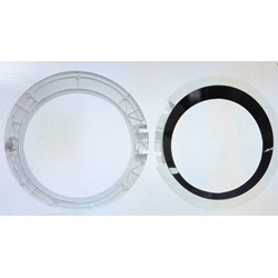 PUERTA LAVADORA BOSCH SIN CRISTAL, BLANCA, SIN BISAGRA, SIN CIERRE, RECAMBIO ORIGINAL, KIT DE MONTAJE, WAQ24468ES, 11065239 - Imagen 1