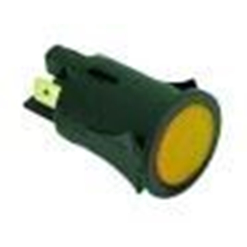 pulsador montaje ø 25mm naranja 2NO 250V 16A A.BF20 - Imagen 1