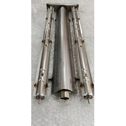 QUEMADOR BARBACOA, PARRILLA GAS, PIEDRAS CARBON, PSI 80 GRIGLIA S90 2RC, MAINHO, QUEMADOR TRIPLE, LARGO 600MM, ANCHO 200MM, GRUESO 45MM, DIAMETRO TUBOS 32/25 MM, Z01016000021 - Imagen 1