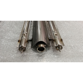 QUEMADOR BARBACOA, PARRILLA GAS, PIEDRAS CARBON, PSI 80 GRIGLIA S90 2RC, MAINHO, QUEMADOR TRIPLE, LARGO 600MM, ANCHO 200MM, GRUESO 45MM, DIAMETRO TUBOS 32/25 MM, Z01016000021 - Imagen 2