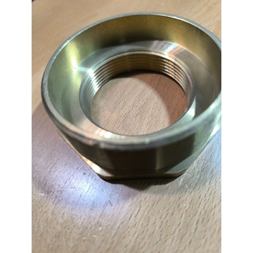 REDUCCION HEXAGONAL LATON 2" MACHO A 1 1/2" HEMBRA, 03141 - Imagen 2