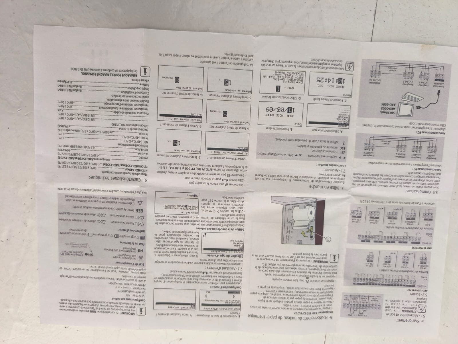REGISTRADOR TEMPERATURA CON IMPRESORA, AKO-15752 - Imagen 5