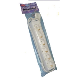 REGLETA DE 6 ENCHUFES SCHUKO FERSAY-REGLETA-6B - Imagen 1