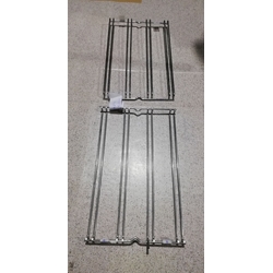 REJILLA HORNO ZANUSSI, PARRILLA REJILLA LATERAL IZQUIERDA+DERECHA, SOPORTE BANDEJA, 2 UNIDADES, RECAMBIO ORIGINAL, 949711471,320/200MM, 50295696004 - Imagen 1