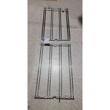 REJILLA HORNO ZANUSSI, PARRILLA REJILLA LATERAL IZQUIERDA+DERECHA, SOPORTE BANDEJA, 2 UNIDADES, RECAMBIO ORIGINAL, 949711471,320/200MM, 50295696004 - Imagen 1