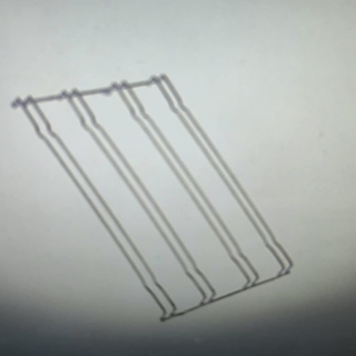 REJILLA LATERAL DERECHA HORNO ZANUSSI, ZOB442X, 3546441027 - Imagen 1