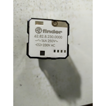 RELE POTENCIA, 16A, BOBINA 220V, 2 CONTACTOS,  FINDER 62.82.8.230.0000,  A.K131, - Imagen 1