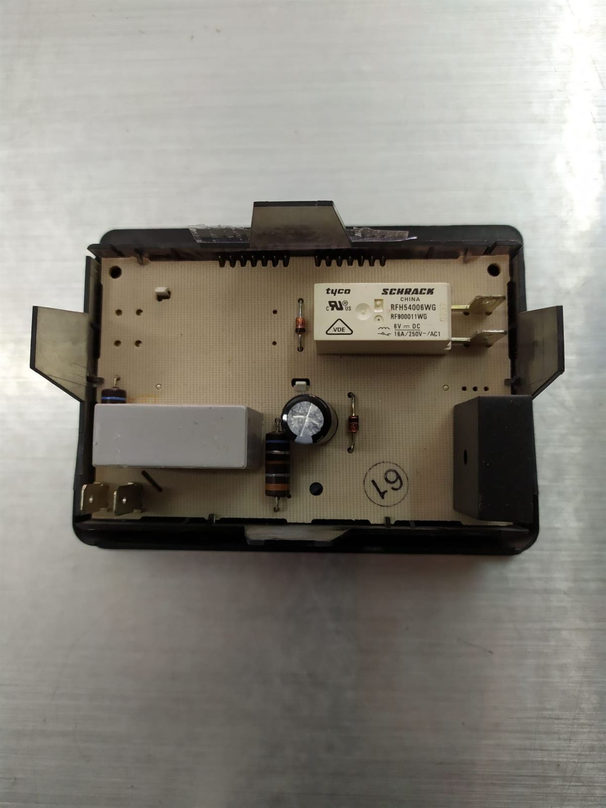 RELOJ ELECTRONICO RELE 16 A, HORNO AEG, RECAMBIO ORIGINAL REACONDICIONADO,  REFERENCIA  8996619265722 - Imagen 2