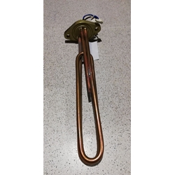 RESISTENCIA CAFETERA, 2 GRUPOS, CAFETERA CAFE EXPRESO, 220V, 2600W, LARGO 340/290MM, CON TUBO PARA SONDA 4MM, DISTANCIA AGUJEROS 75MM, DIAMETRO AGUJEROS 10MM, 108623 - Imagen 1