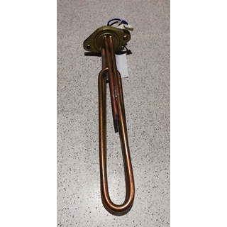 RESISTENCIA CAFETERA, 2 GRUPOS, CAFETERA CAFE EXPRESO, 220V, 2600W, LARGO 340/290MM, CON TUBO PARA SONDA 4MM, DISTANCIA AGUJEROS 75MM, DIAMETRO AGUJEROS 10MM, 108623 - Imagen 1