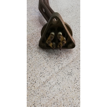 RESISTENCIA CAFETERA 3Grupos, trifasica, 230/400V,  3900W, espirales 3, montaje ø 44mm Largo 391mm, diametro 35mm, diametro 51mm, distancia entre agujeros 63mm, A.R11 - Imagen 2